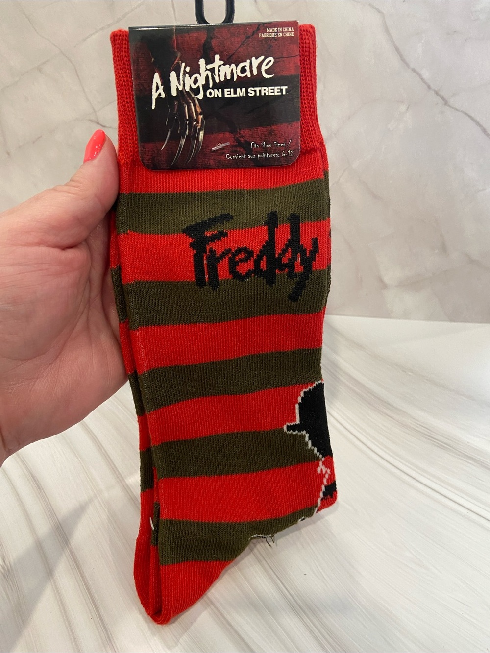 Warner Bros. Freddy Striped Nightmare on Elm Street